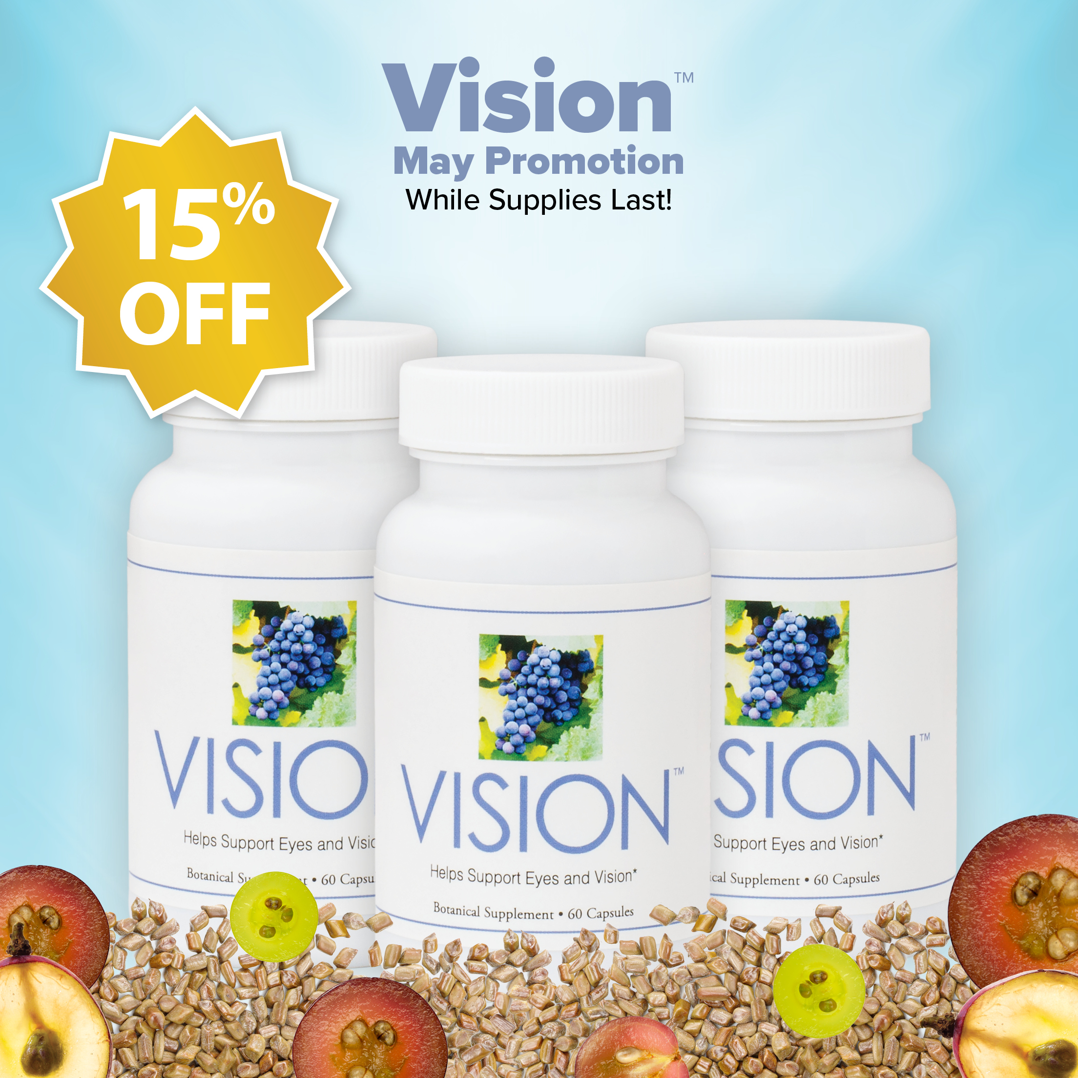 <b>  
Vision – 15% OFF  
</b> 